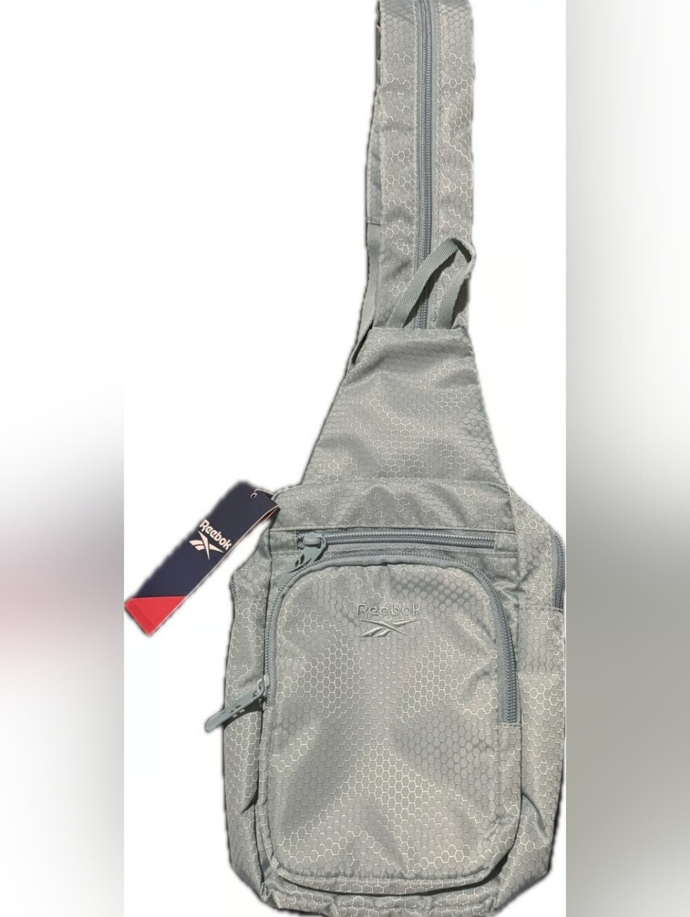 Reebok Gray Sling Bag - Lightweight Crossbody
